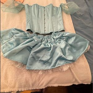 2 piece costume maid outfit ,1X